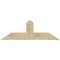 Ekena Millwork Portland Rough Sawn Timber Gable Bracket, Douglas Fir, 48"W x 16"H x 2"D x 6"F, 8/12 Pitch GBW048X16X0206POR00RDF - alternate 1